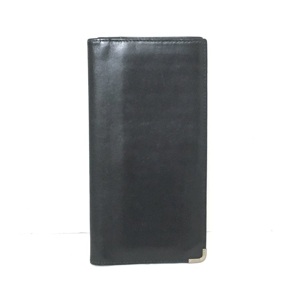 Salvatore Ferragamo Leather Bill Purse Black